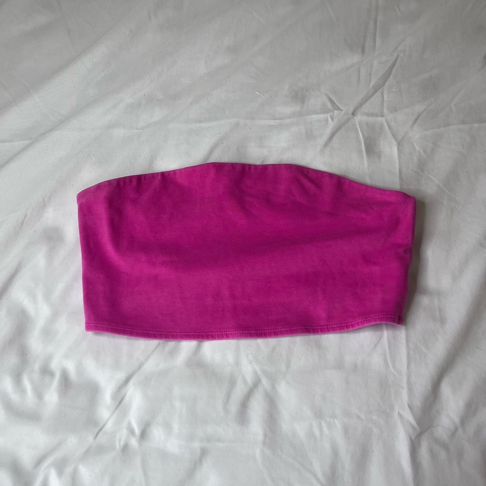 Medium Hot pink Tube top Never worn